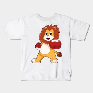 Lion Boxer Boxing gloves Boxing Kids T-Shirt